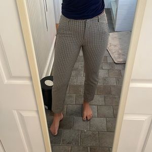 Mango Plaid Pants Size 4